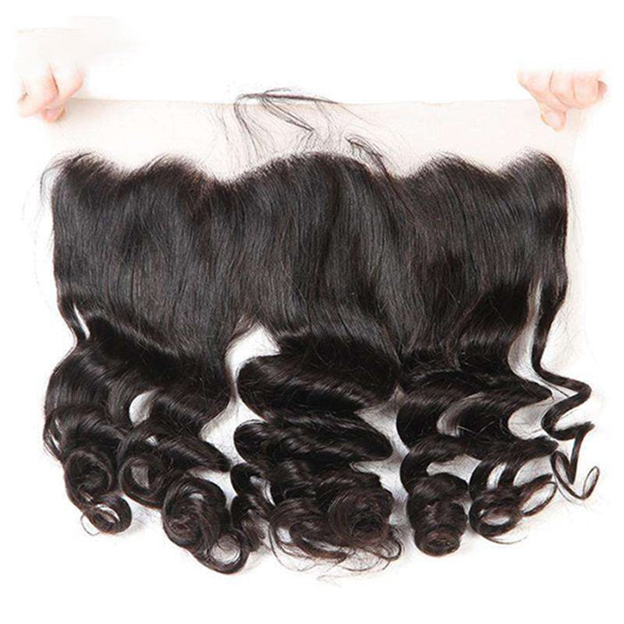Transparent Lace Frontal Loose Wave 13x4 Ear to Ear Lace Frontal Human Hair 12A Best Quality