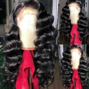 HD Transparent Lace Wig 13x4 Loose Wave Human Hair Wig Pre Plucked Hairline