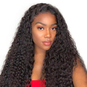 V Part Wig Natural Scalp Water Wave Human Hair Wigs