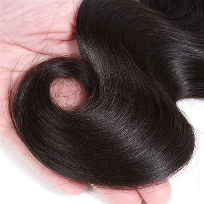 Virgin Body Wave Hair 3 Bundles With Closure High Quality 100% Unprocessed Human Hair Bundles With Closure