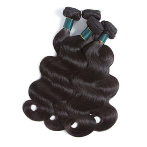 Virgin Body Wave Hair 3 Bundles With Closure High Quality 100% Unprocessed Human Hair Bundles With Closure