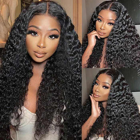Water Wave 13x6 HD Transparent Full Lace Frontal Human Hair Wig