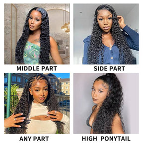 Water Wave HD Lace Wigs 13x4 Lace Frontal Wig Brazilian Human Hair Wigs