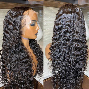 Water Wave HD Lace Wigs 13x4 Lace Frontal Wig Brazilian Human Hair Wigs