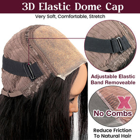 Wear And Go-Deep Wave HD Glueless Human Hair Pre Cut Lace Wig
